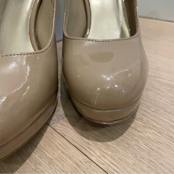 FIONI Nude Pump Platform Heels - Picture 5 of 10